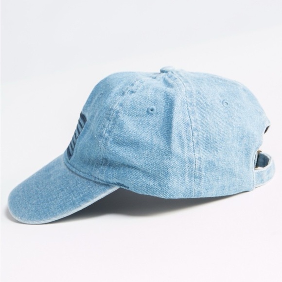 Denim American Flag Cap NWT - Picture 5 of 12